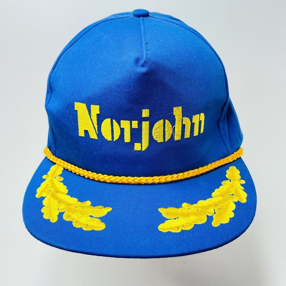 Norjohn vintage baseball cap Scrambled Eggs Good Used Condition Adjustable Small